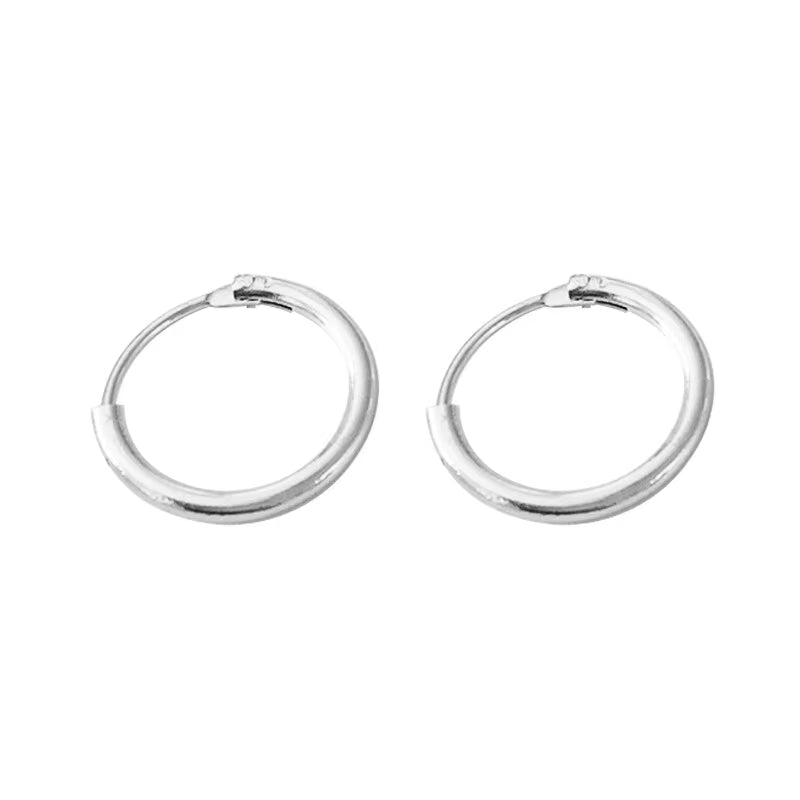 40Mm 60Mm 70Mm 80Mm Exaggerate Big Smooth Circle Hoop Earrings Brincos Simple Party round Loop Bijoux for Women Jewelry