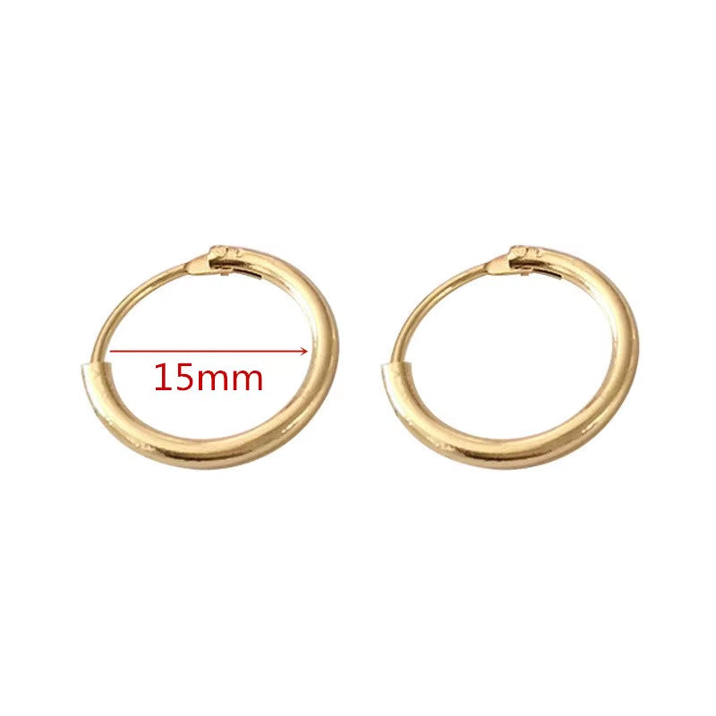 40Mm 60Mm 70Mm 80Mm Exaggerate Big Smooth Circle Hoop Earrings Brincos Simple Party round Loop Bijoux for Women Jewelry
