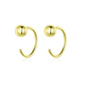 Tiny Hoop Earrings for Women Gold Color 925 Sterling Silver Small Ear Hoops Female Jewelry Fashion Bijoux Brincos SCE808