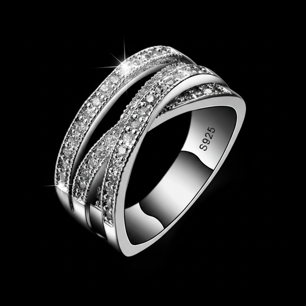 Bague croisée - Artistique