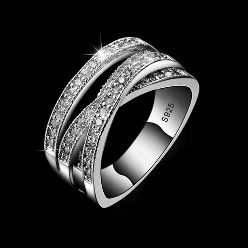 Bague croisée - Artistique