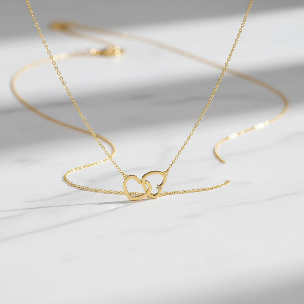 Collier cœur or 18K - Studio
