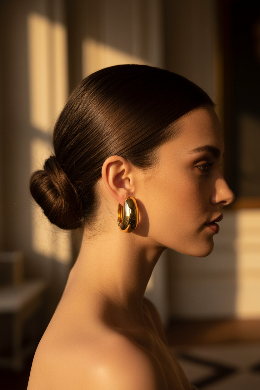 Créoles argent 925 or - Portées