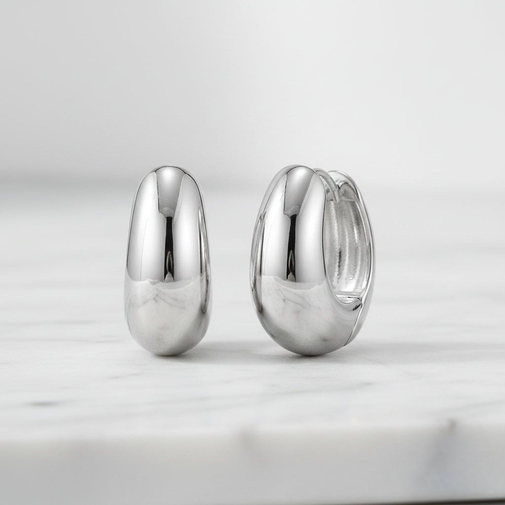 Créoles argent 925 - Studio