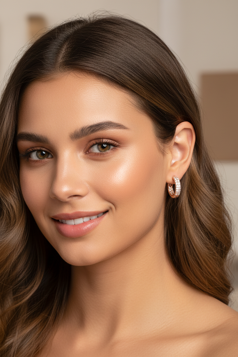 Créoles or rose - Portées