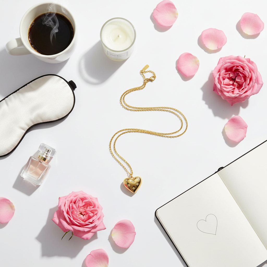 Flat lay collier étoile